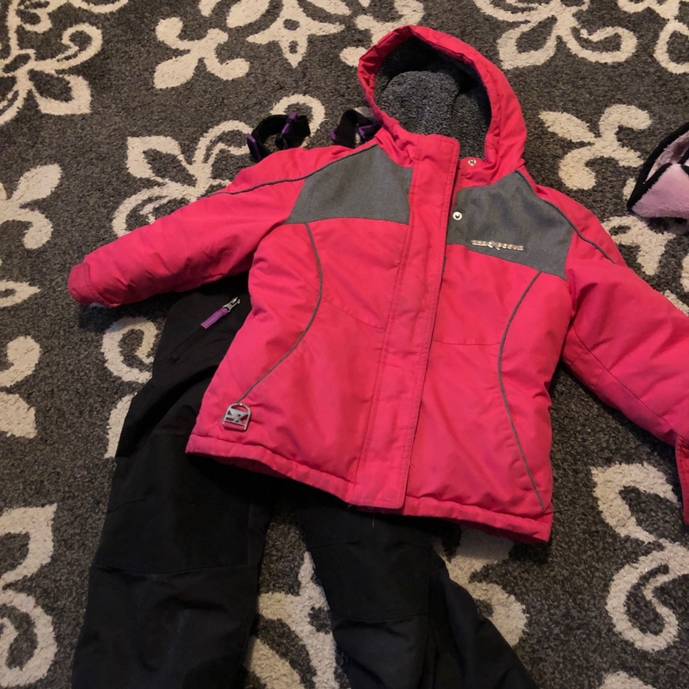 Coat and snow pants